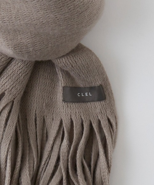 CLEL（クレイル）の「【CLEL】Volume Loose Muffler/ボリュームルーズマフラー（マフラー・メンズ・モカ/アイボリー/チャコールグレー・FREE）」の20枚目の写真