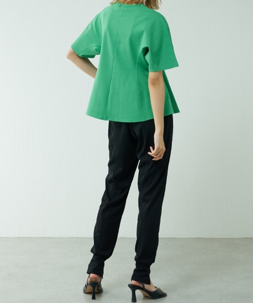 Lui's（ルイス）の「ドルマンTブラウス（Tシャツ/カットソー・レディース・ブラック/グリーン/オフホワイト・FREE）」の7枚目の写真