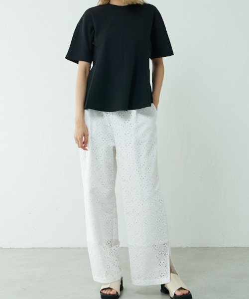 Lui's（ルイス）の「ドルマンTブラウス（Tシャツ/カットソー・レディース・ブラック/グリーン/オフホワイト・FREE）」の10枚目の写真