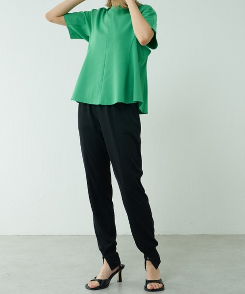 Lui's（ルイス）の「ドルマンTブラウス（Tシャツ/カットソー・レディース・ブラック/グリーン/オフホワイト・FREE）」の12枚目の写真