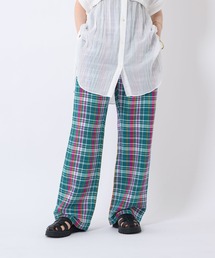 Paradise Picnic | Lallia Mu チェックワイドパンツ(その他パンツ)
