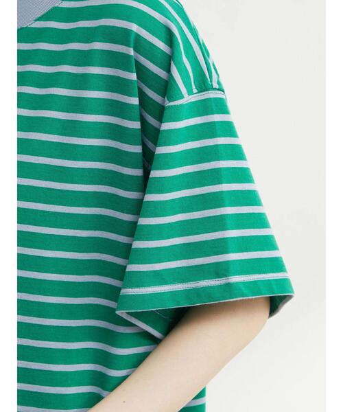 Sugar spoon(シュガースプーン)の「・SUGAR SPOON ボーダーワイドTシャツ(Tシャツ/カットソー・レディース・ピンク/ターコイズブルー/ブルー/グリーン・FREE)」の22枚目の写真