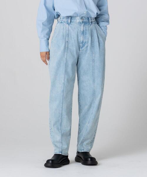 CITEN（シテン）の「＜CITEN＞ケミカルウォッシュ デニムパンツ（デニムパンツ・レディース・コバルトブルー/ブラック・S/M）」の6枚目の写真