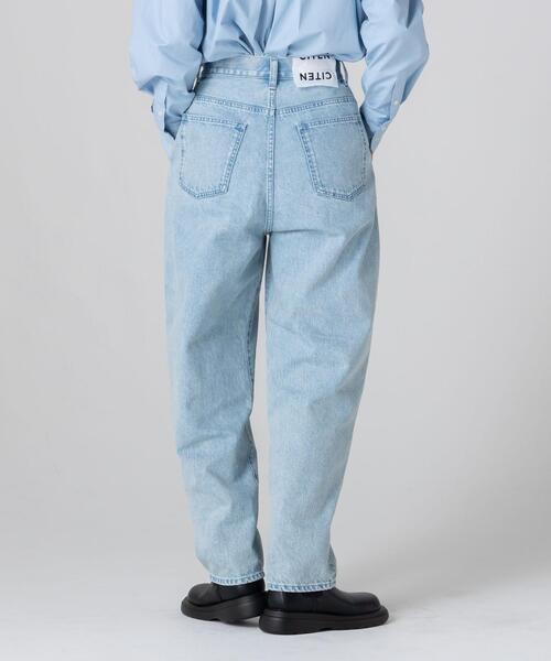 CITEN（シテン）の「＜CITEN＞ケミカルウォッシュ デニムパンツ（デニムパンツ・レディース・コバルトブルー/ブラック・S/M）」の7枚目の写真