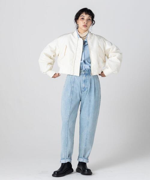 CITEN（シテン）の「＜CITEN＞ケミカルウォッシュ デニムパンツ（デニムパンツ・レディース・コバルトブルー/ブラック・S/M）」の8枚目の写真