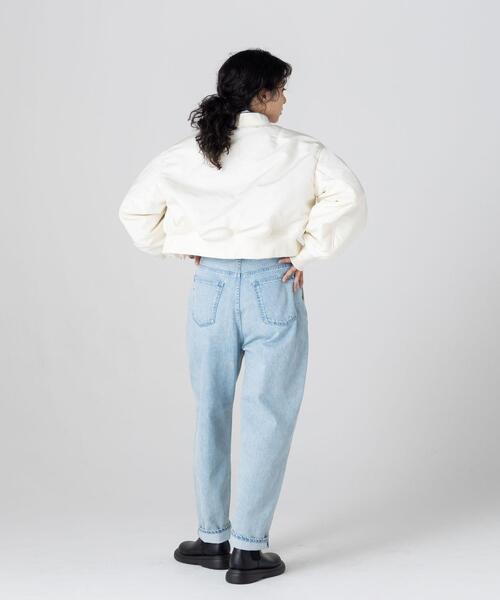 CITEN（シテン）の「＜CITEN＞ケミカルウォッシュ デニムパンツ（デニムパンツ・レディース・コバルトブルー/ブラック・S/M）」の10枚目の写真