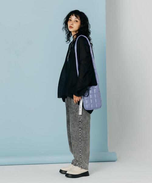 CITEN（シテン）の「＜CITEN＞ケミカルウォッシュ デニムパンツ（デニムパンツ・レディース・コバルトブルー/ブラック・S/M）」の12枚目の写真