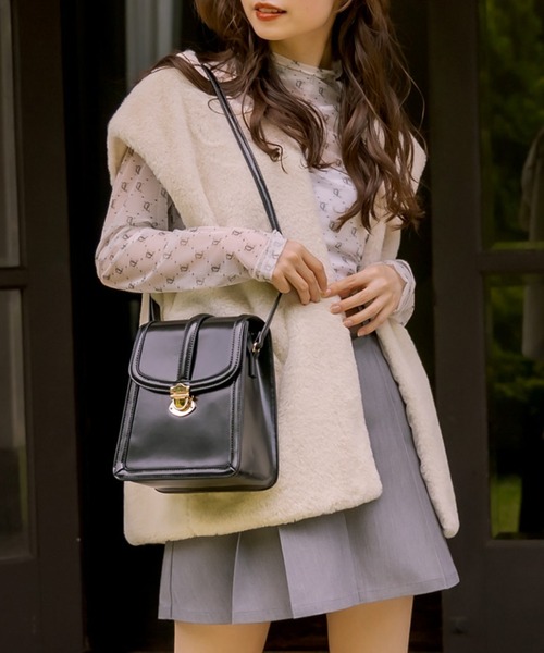 OLIVE des OLIVE（オリーブデオリーブ）の「【WEB限定】ファーベスト（ベスト・レディース・ベージュ/オフホワイト/ブラウン・FREE）」の8枚目の写真