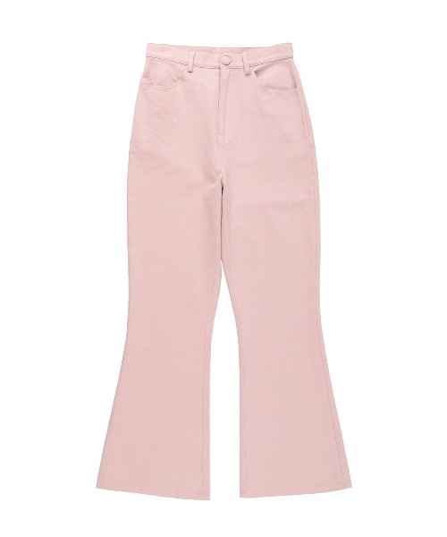 MIRO AMURETTE（ミロアミュレット）の「fit straight denim/セミフレアカラーデニム（デニムパンツ・レディース・チャコールグレー/ベビーピンク・SMALL/MEDIUM）」の18枚目の写真