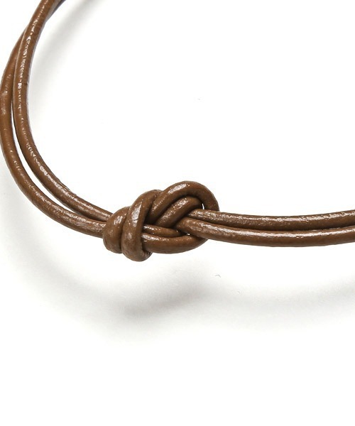 LUXSTYLE（ラグスタイル）の「ロープアンクレット（アンクレット・メンズ・ホワイト/ブラック/ブラウン/グレー/ブルー/グリーン・FREE）」の14枚目の写真