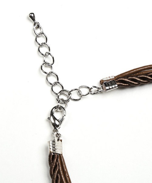 LUXSTYLE（ラグスタイル）の「ロープアンクレット（アンクレット・メンズ・ホワイト/ブラック/ブラウン/グレー/ブルー/グリーン・FREE）」の9枚目の写真