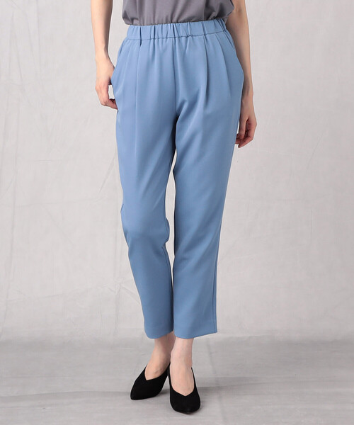 Comme　Ca　Mature（コムサマチュア）の「＜ウォッシャブル＞テーパード　カラーパンツ（その他パンツ・レディース・ピンク/ブラック/グリーン/ブルー・M/L）」の3枚目の写真