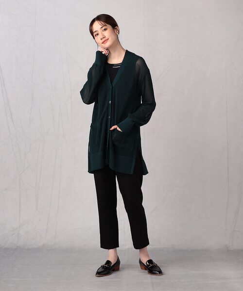 Comme　Ca　Mature（コムサマチュア）の「＜ウォッシャブル＞テーパード　カラーパンツ（その他パンツ・レディース・ピンク/ブラック/グリーン/ブルー・M/L）」の5枚目の写真