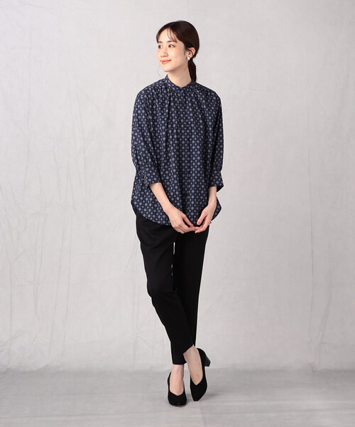 Comme　Ca　Mature（コムサマチュア）の「＜ウォッシャブル＞テーパード　カラーパンツ（その他パンツ・レディース・ピンク/ブラック/グリーン/ブルー・M/L）」の6枚目の写真