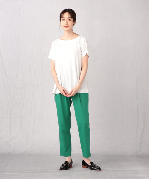 Comme　Ca　Mature（コムサマチュア）の「＜ウォッシャブル＞テーパード　カラーパンツ（その他パンツ・レディース・ピンク/ブラック/グリーン/ブルー・M/L）」の11枚目の写真