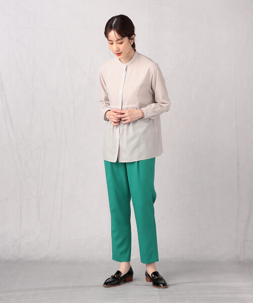 Comme　Ca　Mature（コムサマチュア）の「＜ウォッシャブル＞テーパード　カラーパンツ（その他パンツ・レディース・ピンク/ブラック/グリーン/ブルー・M/L）」の14枚目の写真