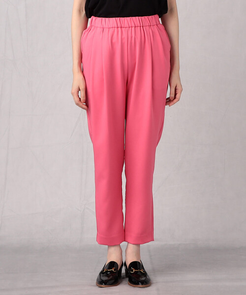 Comme　Ca　Mature（コムサマチュア）の「＜ウォッシャブル＞テーパード　カラーパンツ（その他パンツ・レディース・ピンク/ブラック/グリーン/ブルー・M/L）」の18枚目の写真