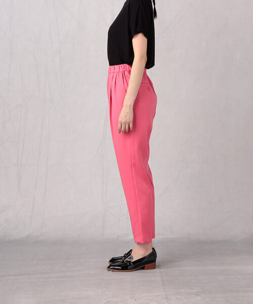 Comme　Ca　Mature（コムサマチュア）の「＜ウォッシャブル＞テーパード　カラーパンツ（その他パンツ・レディース・ピンク/ブラック/グリーン/ブルー・M/L）」の19枚目の写真