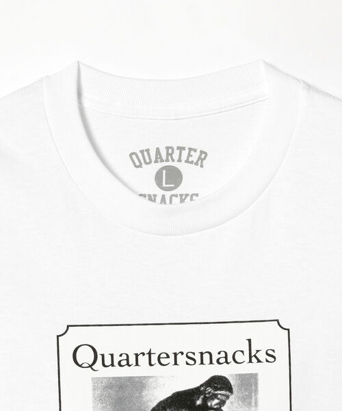 QUARTER SNACKS（クウォータースナックス）の「QUARTER SNACKS / Thinker Tee（Tシャツ/カットソー・メンズ・ホワイト・LARGE/X-LARGE）」の5枚目の写真