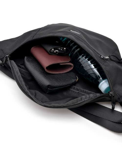 DEVICE（デバイス）の「Rename ミニロゴ ナイロン ウエストボディバッグ（ボディバッグ/ウエストポーチ・メンズ・ブラック・FREE）」の9枚目の写真