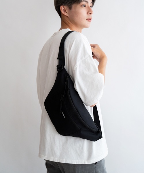 DEVICE（デバイス）の「Rename ミニロゴ ナイロン ウエストボディバッグ（ボディバッグ/ウエストポーチ・メンズ・ブラック・FREE）」の18枚目の写真