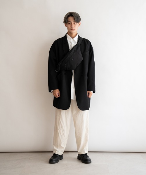 DEVICE（デバイス）の「Rename ミニロゴ ナイロン ウエストボディバッグ（ボディバッグ/ウエストポーチ・メンズ・ブラック・FREE）」の13枚目の写真