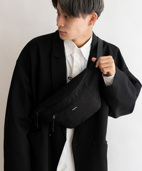 DEVICE（デバイス）の「Rename ミニロゴ ナイロン ウエストボディバッグ（ボディバッグ/ウエストポーチ・メンズ・ブラック・FREE）」の14枚目の写真