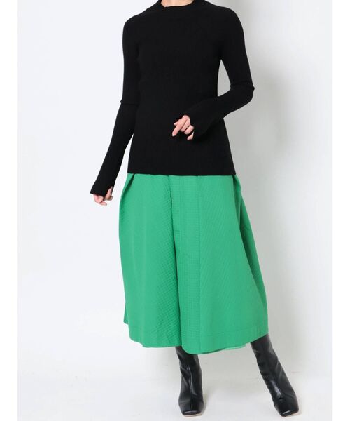 ELENDEEK（エレンディーク）の「ハイネックリブベルスリーブニット（ニット/セーター・レディース・オフホワイト/ピンク/ミント/ブラック・FREE）」の12枚目の写真