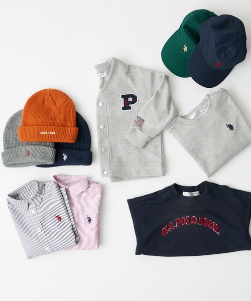 U.S. POLO ASSN.（ユーエスポロアッスン）の「【KIDS】【U.S. POLO ASSN/ユーエスポロアッスン】ワンポイント刺繍ツイルキャップ（キャップ・キッズ・ベージュ/ネイビー/グリーン/ブラウン/ダークグリーン/アイボリー/ブラウン系その他・ONE SIZE）」の9枚目の写真