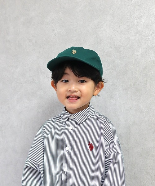 U.S. POLO ASSN.（ユーエスポロアッスン）の「【KIDS】【U.S. POLO ASSN/ユーエスポロアッスン】ワンポイント刺繍ツイルキャップ（キャップ・キッズ・ベージュ/ネイビー/グリーン/ブラウン/ダークグリーン/アイボリー/ブラウン系その他・ONE SIZE）」の21枚目の写真