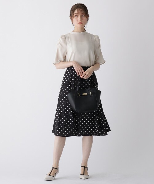 index（インデックス）の「◆ベルトデザインミドルトート【2WAY】（トートバッグ・レディース・ブラック/ライトベージュ・00）」の11枚目の写真