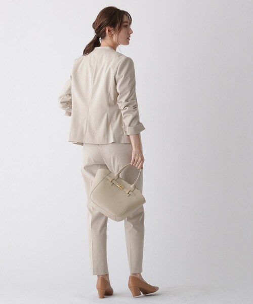 index（インデックス）の「◆ベルトデザインミドルトート【2WAY】（トートバッグ・レディース・ブラック/ライトベージュ・00）」の14枚目の写真
