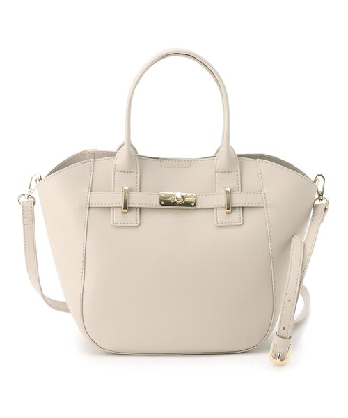 index（インデックス）の「◆ベルトデザインミドルトート【2WAY】（トートバッグ・レディース・ブラック/ライトベージュ・00）」の16枚目の写真