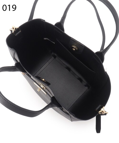 index（インデックス）の「◆ベルトデザインミドルトート【2WAY】（トートバッグ・レディース・ブラック/ライトベージュ・00）」の20枚目の写真