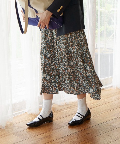 ing(イング)の「ダブルストラップメリージェーンパンプス(パンプス・レディース・ブラック/ライトブラック・23cm/23.5cm/24cm/24.5cm/22.5cm/25cm)」の6枚目の写真