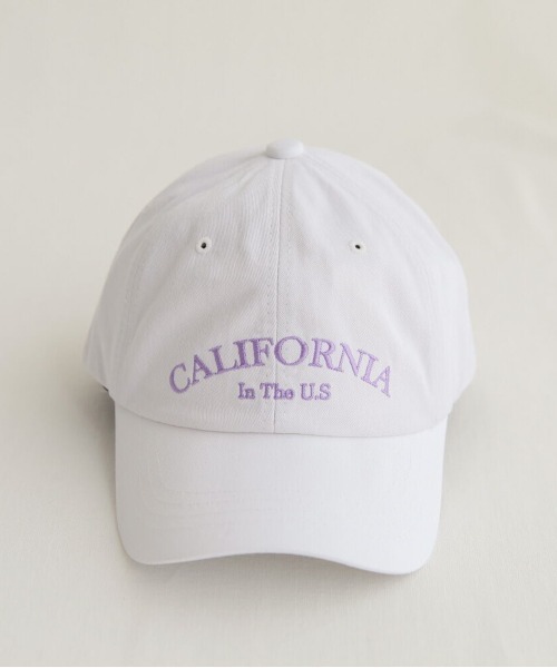 by muni:r（バイ ムニール）の「ユニセックスカリフォルニアコットンキャップ（キャップ・レディース・ホワイト/ブラック/グリーン/ダークブルー/ライトベージュ・ONE SIZE）」の6枚目の写真