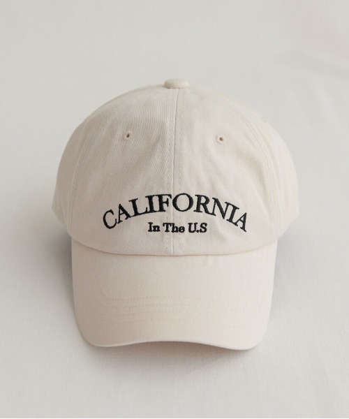 by muni:r（バイ ムニール）の「ユニセックスカリフォルニアコットンキャップ（キャップ・レディース・ホワイト/ブラック/グリーン/ダークブルー/ライトベージュ・ONE SIZE）」の11枚目の写真