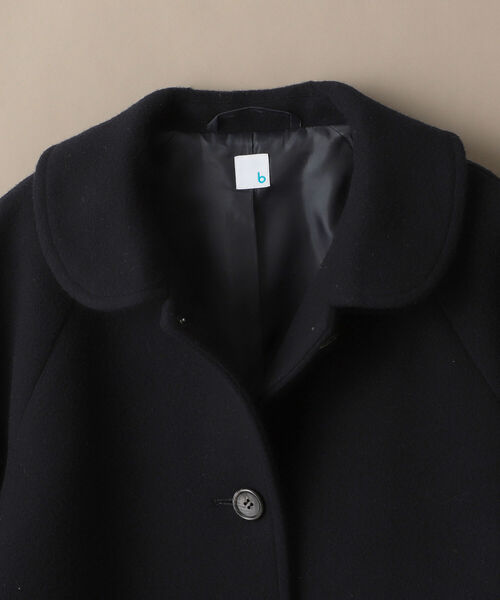 こども ビームス（コドモビームス）の「こども ビームス / ステンカラーコート（140～160cm）（ステンカラーコート・キッズ・ネイビー・140/150/160）」の3枚目の写真