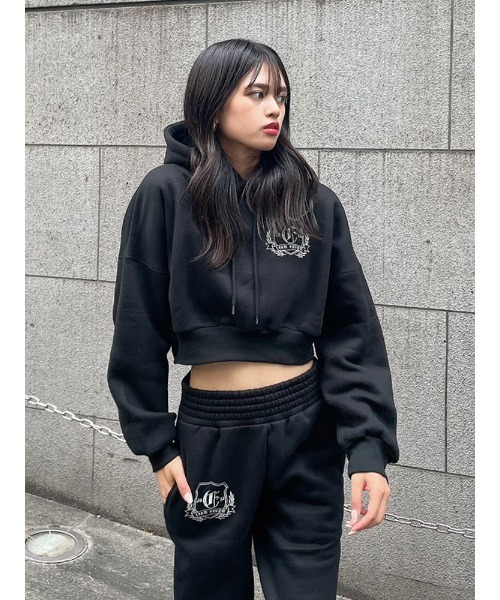 ENVYM（アンビー）の「エンブレムショートＰＯ（スウェット・レディース・ホワイト/ブラック・FREE）」の16枚目の写真