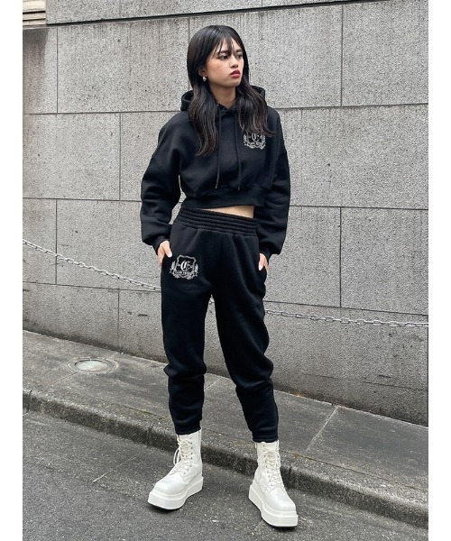 ENVYM（アンビー）の「エンブレムショートＰＯ（スウェット・レディース・ホワイト/ブラック・FREE）」の18枚目の写真