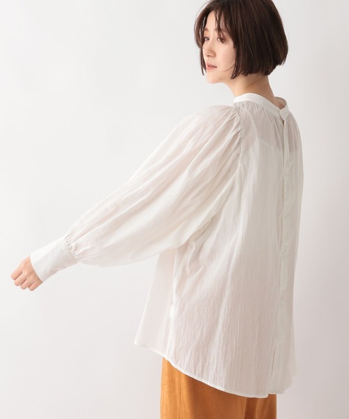 A part by（アパートバイ）の「ソデボリュームブラウス　353195（シャツ/ブラウス・レディース・ブラック/ピンク/アイボリー・FREE）」の4枚目の写真