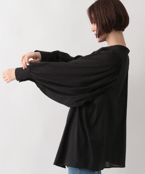 A part by（アパートバイ）の「ソデボリュームブラウス　353195（シャツ/ブラウス・レディース・ブラック/ピンク/アイボリー・FREE）」の8枚目の写真