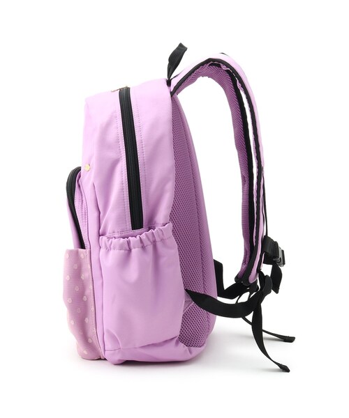 SHOO・LA・RUE（シューラルー）の「◆サテンリボンリュック（バックパック/リュック・キッズ・ベージュ/ネイビー/ライトパープル・00）」の5枚目の写真