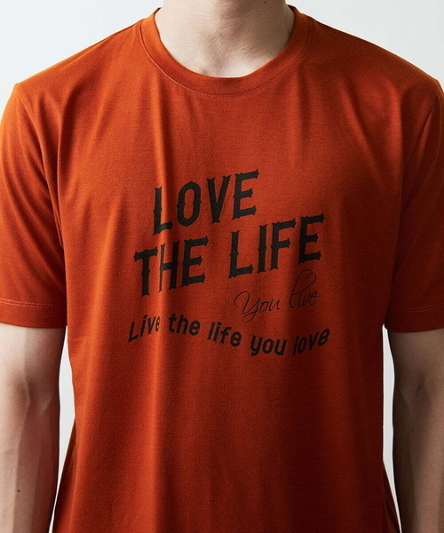 MK MICHEL KLEIN HOMME (エムケーミッシェルクランオム)の「プリントTシャツ(Tシャツ/カットソー・メンズ・ホワイト/オレンジ/バイオレット・48/51/46)」の16枚目の写真