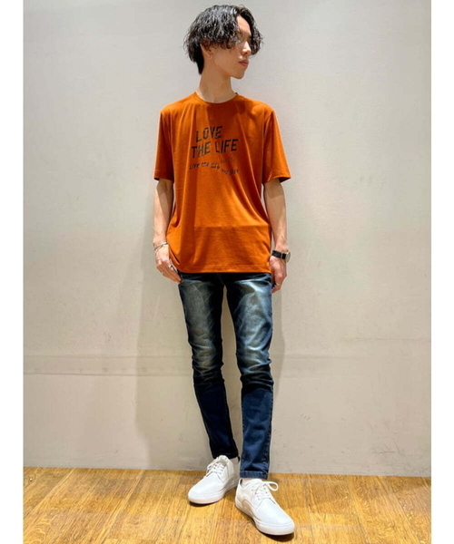 MK MICHEL KLEIN HOMME (エムケーミッシェルクランオム)の「プリントTシャツ(Tシャツ/カットソー・メンズ・ホワイト/オレンジ/バイオレット・48/51/46)」の17枚目の写真