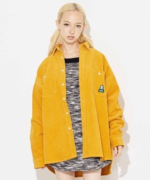 X-girl | FACE EMBROIDERY CORDUROY SHIRT(シャツ/ブラウス)
