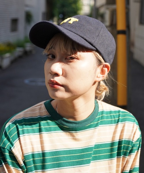 AVIREX（アヴィレックス）の「≪直営店限定≫NY WOOL CAP/ ニューヨークウールキャップ（キャップ・レディース・グレー/ネイビー・F）」の5枚目の写真