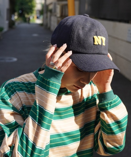 AVIREX（アヴィレックス）の「≪直営店限定≫NY WOOL CAP/ ニューヨークウールキャップ（キャップ・レディース・グレー/ネイビー・F）」の8枚目の写真