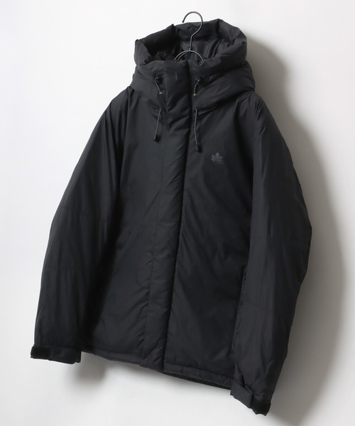 LOGOS（ロゴス）の「LOGOS/ロゴス FIBER DOWN JACKET HOODIE/ファイバーダウンジャケットパーカー（ダウンジャケット/コート・メンズ・オレンジ/ブラック/カーキ/ベージュ/パープル/イエロー・M/LL/L）」の7枚目の写真