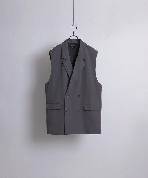 新品・未使用　ROPÉ ダブルブレストジレベスト【セットアップ対応】 ROPÉ(ロペ) / ダブルブレストジレベスト（ラメ/無地